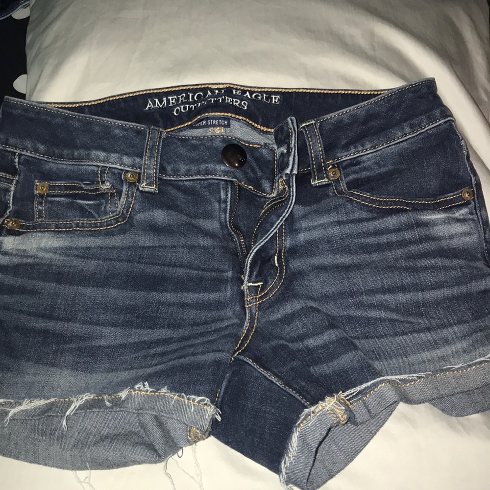 American eagle jean shorts